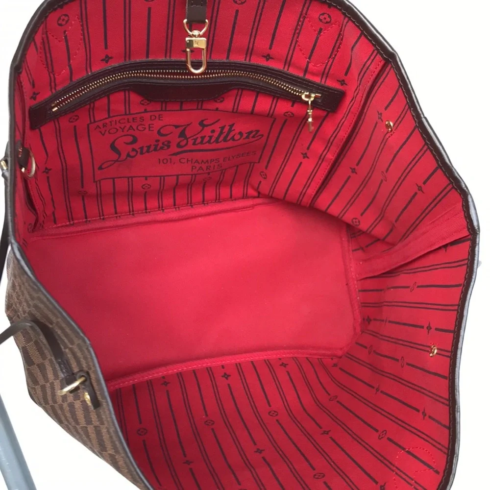 💎 NEVERFULL TOTE MM 💎 LOUIS VUITTON MADE IN FRANCE - Picture 5 of 14